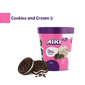 Helado 400 ml Cookies & Cream